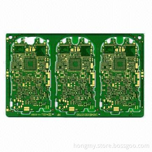 High Density Multi-layer PCB, Made of FR-4, with Immersion Gold Finish